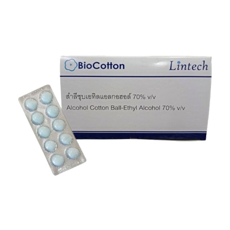 แอลกอฮอล์ล้างแผล Bio Cotton 1