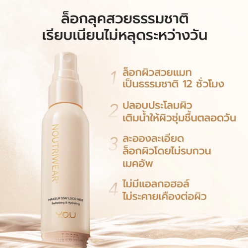 เซตติ้งสเปรย์ NoutriWear + Makeup Setting Spray 2