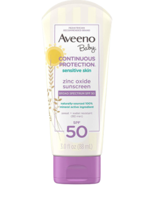 Aveeno Baby Continuous Protection Sunscreen SPF50 1