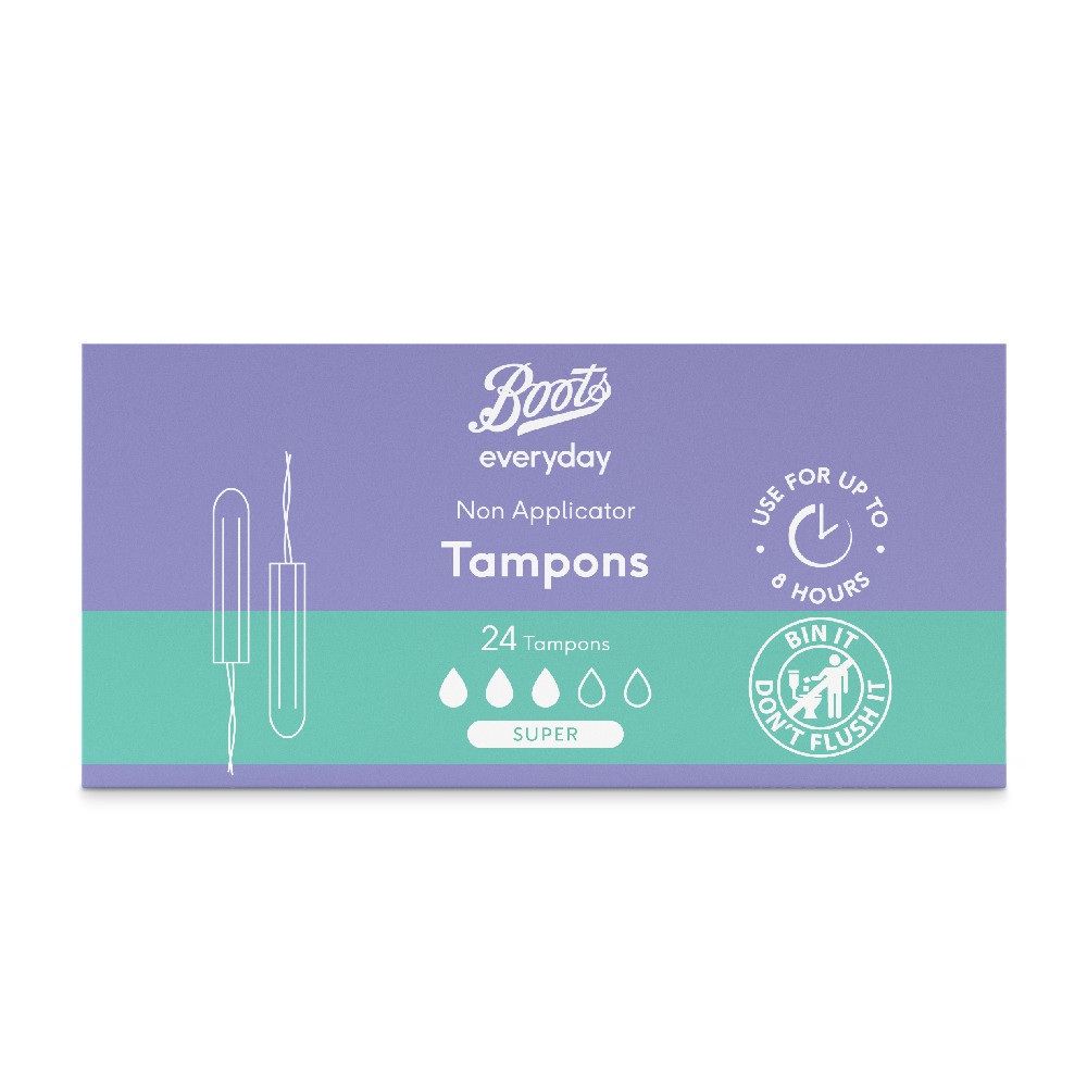 Non Applicator Tampons Super  1