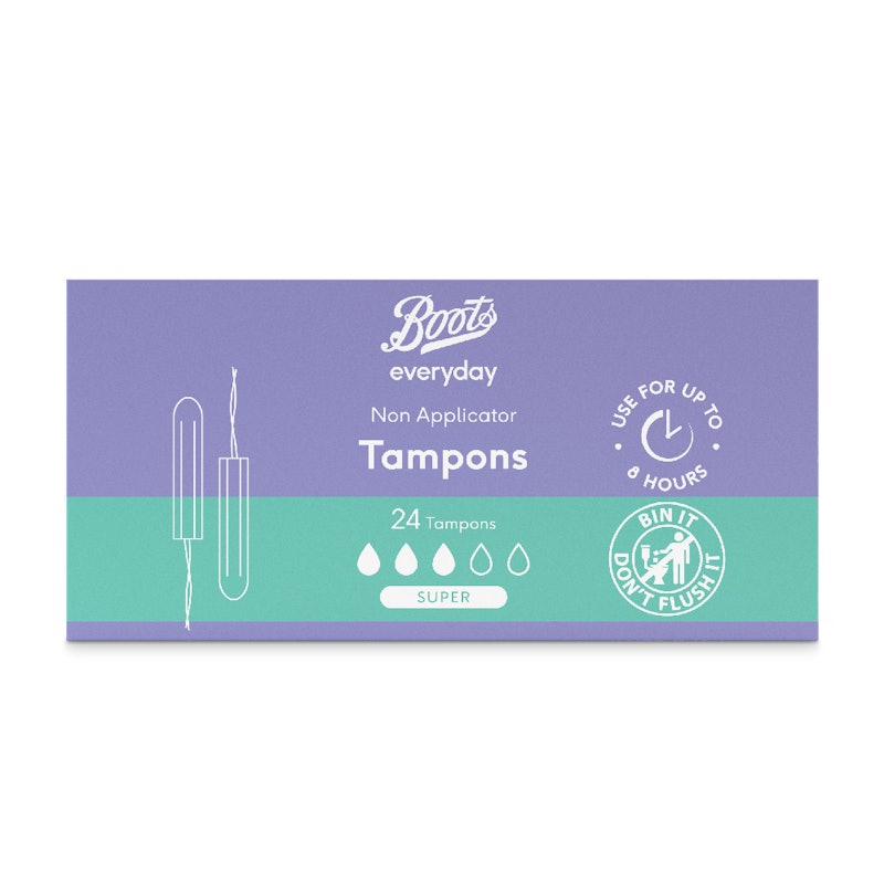 Non Applicator Tampons Super 1