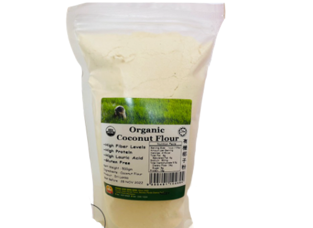 แป้งคีโต Organic Coconut Flour  1