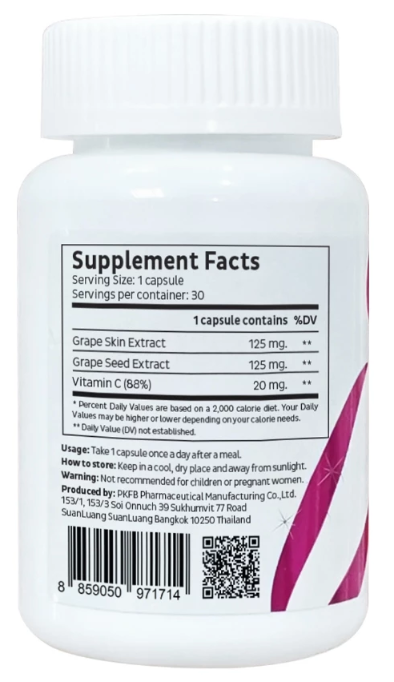 Resveratrol from Grape Skin Extract Plus 3