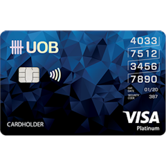 UOB บัตรเครดิตใบแรก UOB YOLO Platinum Credit Card 1