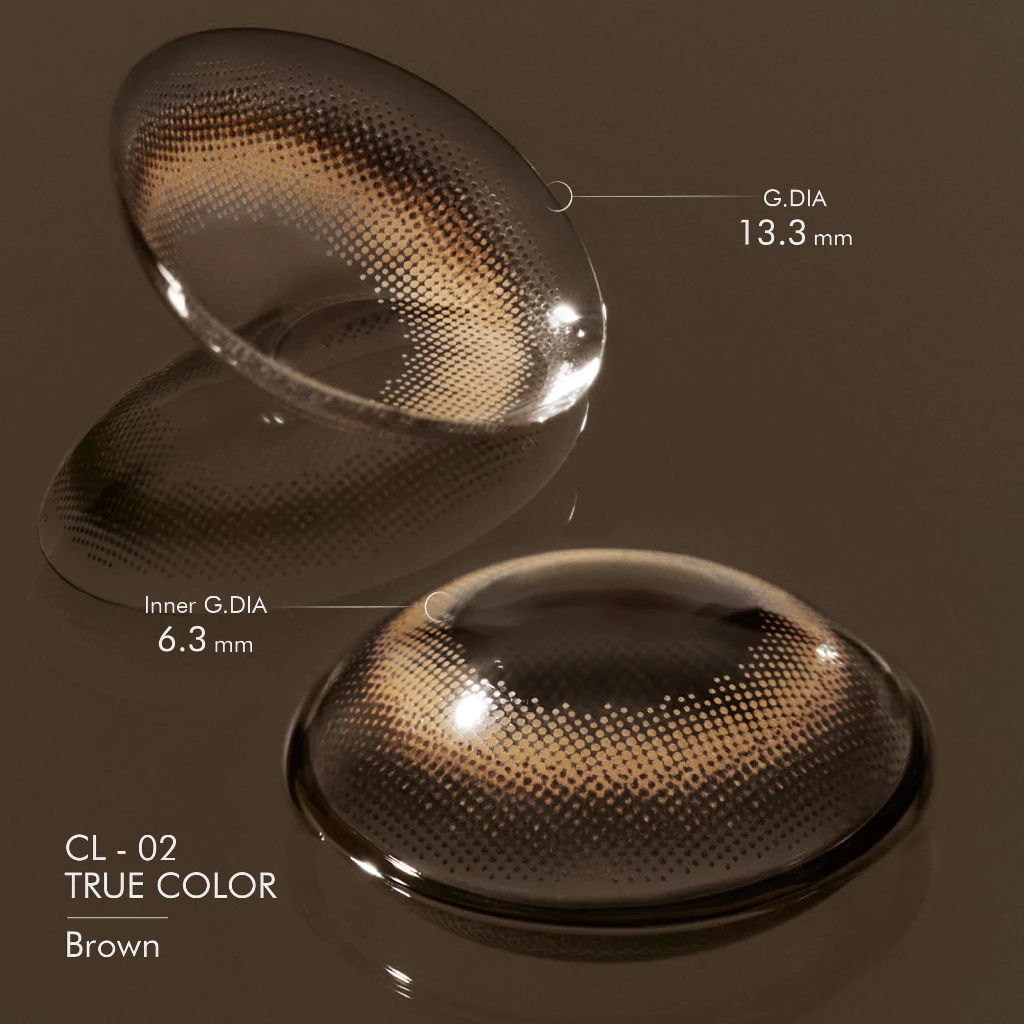 คอนแทคเลนส์รายวัน รุ่น CL-02 TRUE COLOR 2
