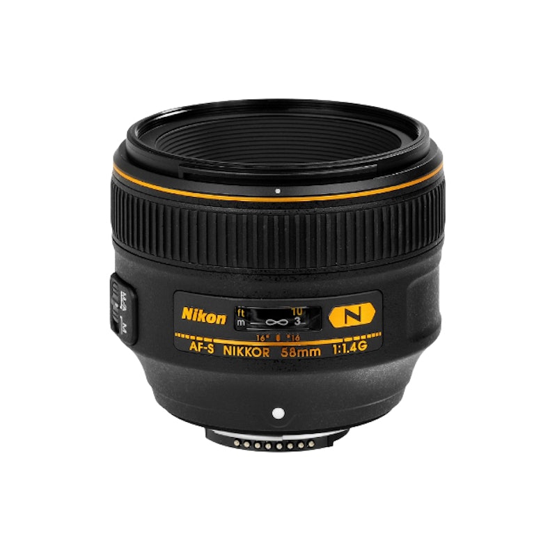 เลนส์ Nikon รุ่น AF-S NIKKOR 58 mm f / 1.4G 1