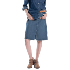กระโปรงยีนส์ รุ่น A-Line Midi Skirt - EVERYTHING IS INDIGO