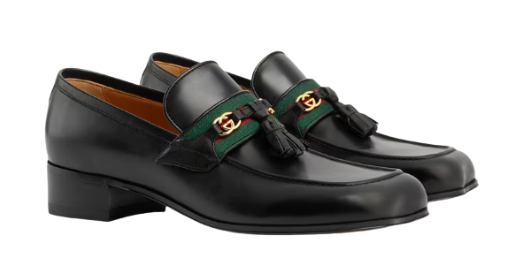รองเท้าผู้หญิง GUCCI รุ่น Women's Loafer With Web Interlocking G 1