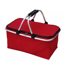 1. No Brand – Folding Insulated Cooler Hamper Zip Hand Bag