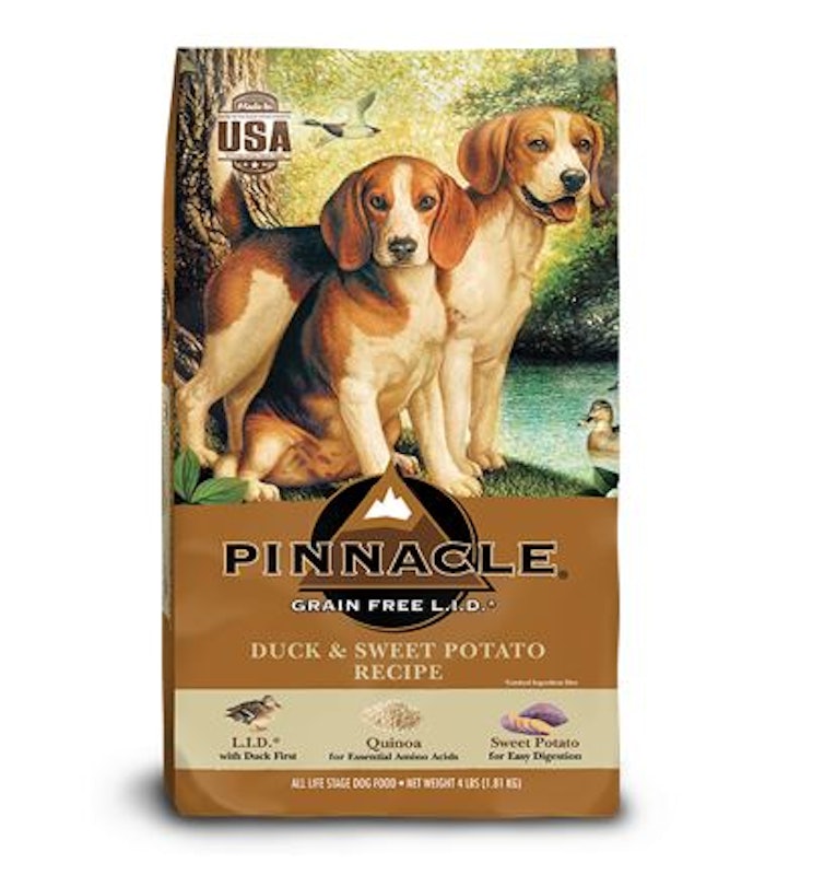 6. PINNACLE – GRAIN FREE Duck and Sweet Potato 1