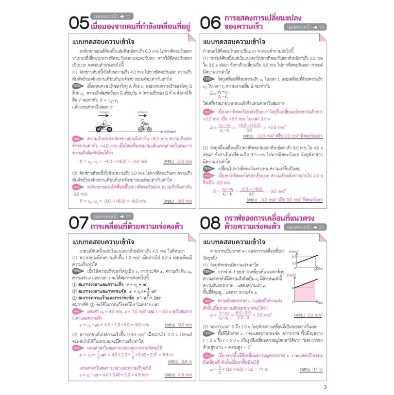 One by One แบบฝึกฟิสิกส์ ม.ปลาย 3