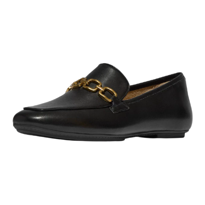 DELICATO SQUARE-CHAIN LOAFERS 1