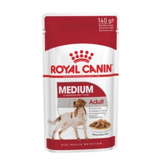 อาหารสุนัข Royal Canin สูตร Medium Adult Pouch 1