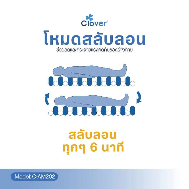 ที่นอนลมผู้ป่วยติดเตียง รุ่น C - AM202 2