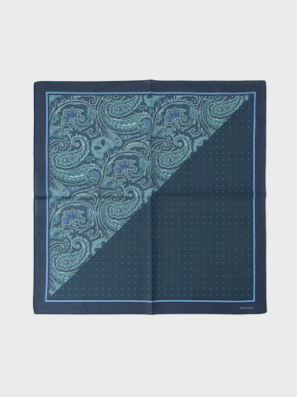 ผ้าเช็ดหน้า Mij Paisley Blocking Handkerchief 3