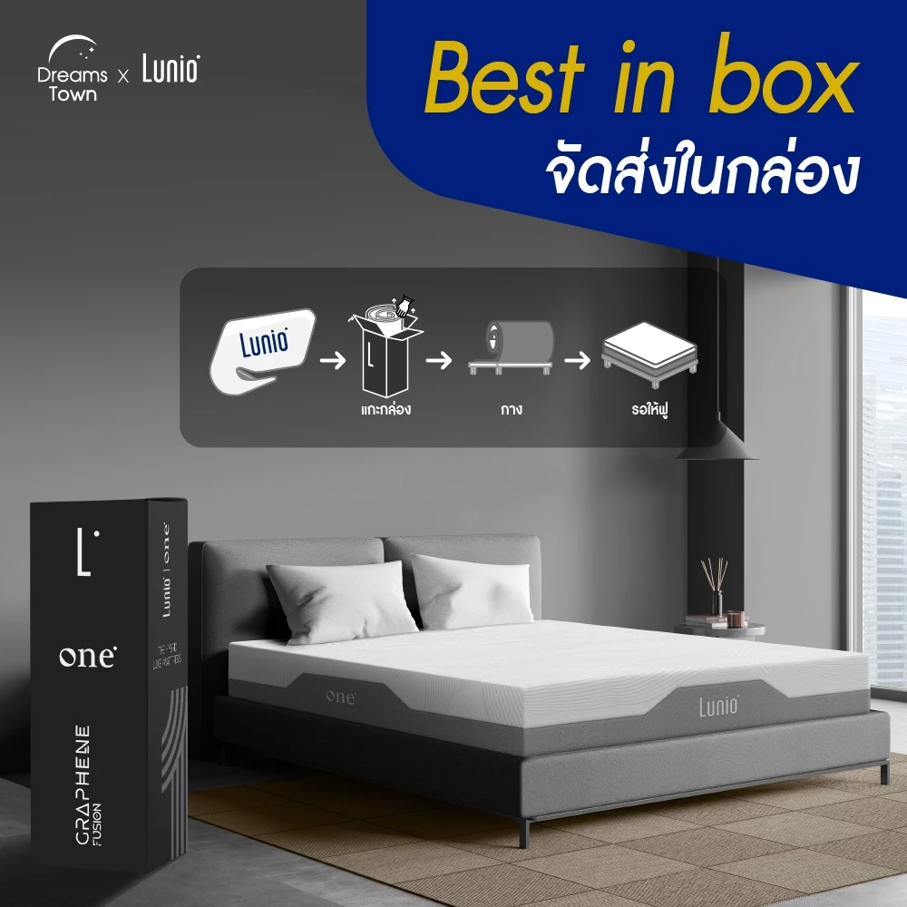 ที่นอนยางพารา รุ่น One Graphene 5
