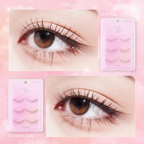 ขนตาแบบ 3 คู่ Baby Blink Lashes  2