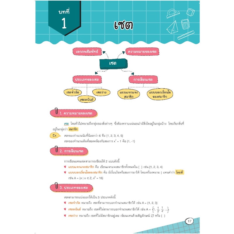 Smart Map คณิตศาสตร์ ม.4-5-6 ติวเข้ม มั่นใจก่อนสอบ 2