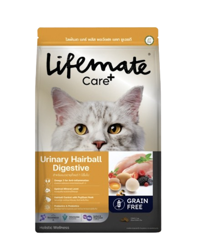 Urinary Hairball Digestive อาหารแมวโต สูตรป้องกันปัญหาทางเดินปัสสาวะ 1