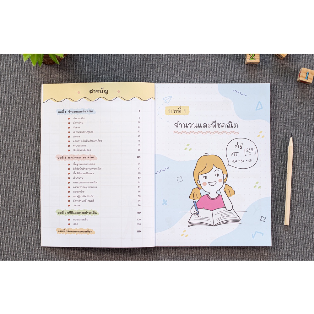 หนังสือคณิตศาสตร์ ม.ต้น The Best Note สรุปคณิตศาสตร์ ม.ต้น 2