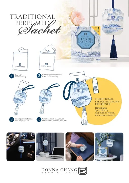 Comforting Vanilla Perfumed Sachet  3