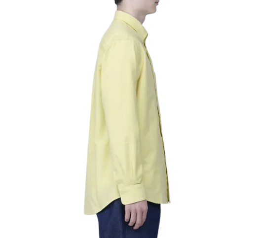 Wash Oxford Button Down Long Sleeve Shirt 3