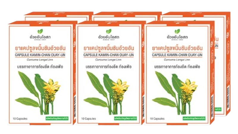 ยาแคปซูลขมิ้นชัน Turmeric Capsule 3