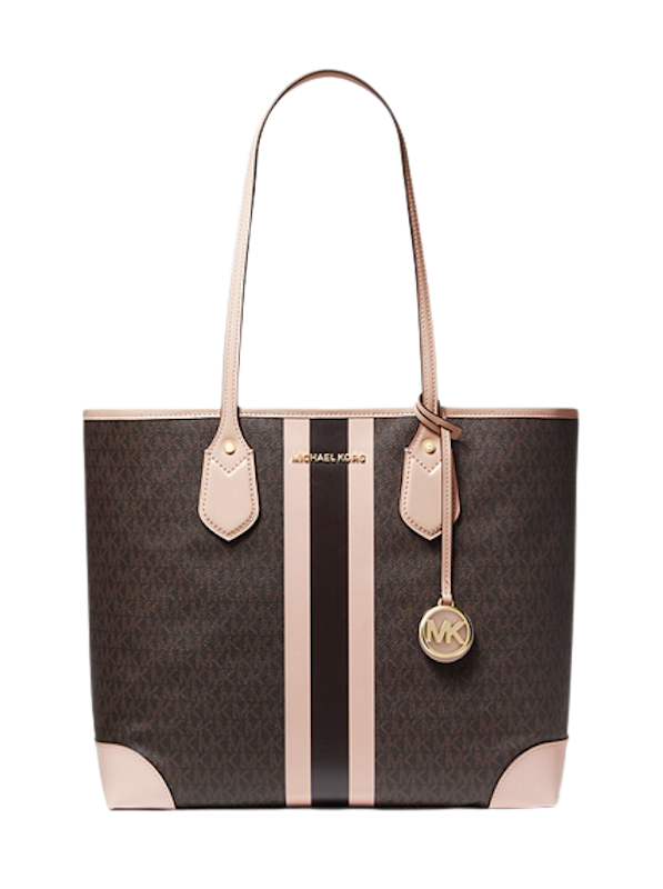 กระเป๋า Michael Kors รุ่น Eva Large Logo Stripe Tote Bag 1