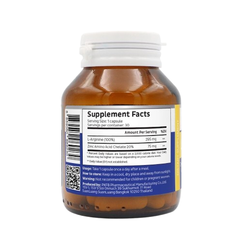 L-Arginine plus Zinc 3
