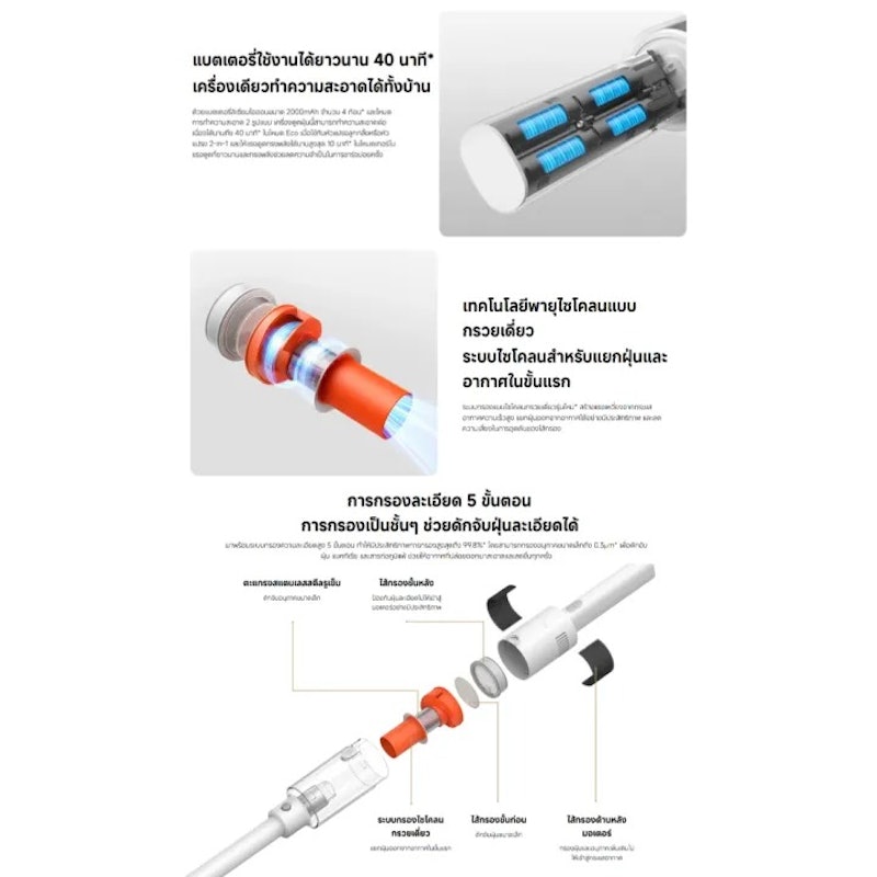 เครื่องดูดฝุ่น Vacuum Cleaner 2