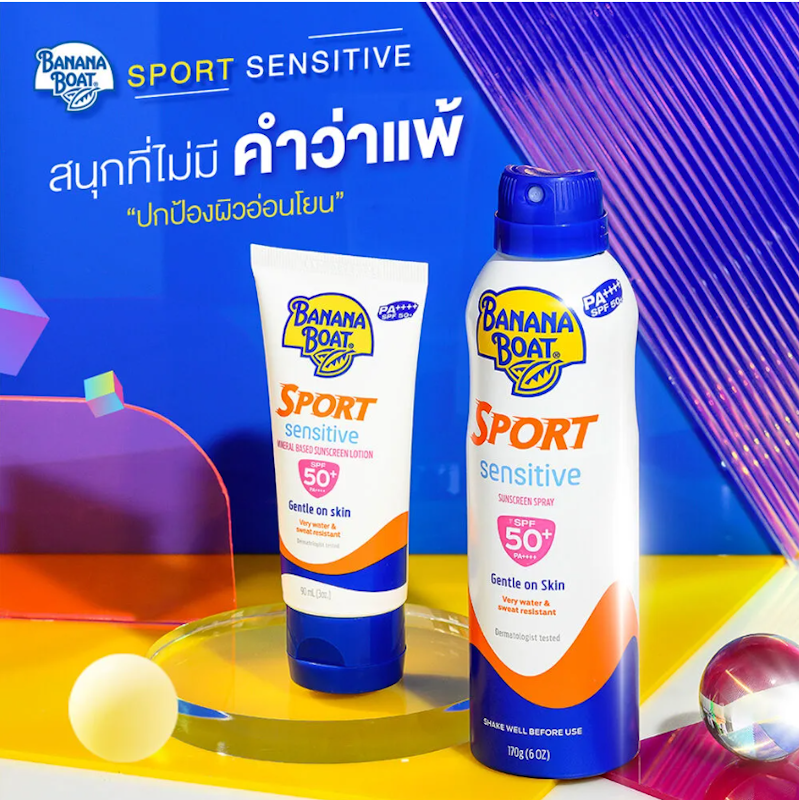 Sport Sensitive Mineral Based Sunscreen Lotion 2