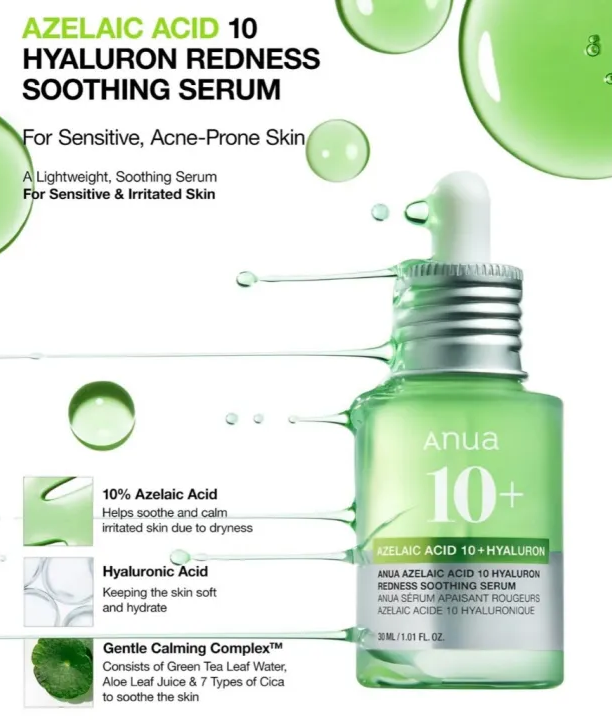 Azelaic Acid 10 Hyaluron Redness Soothing Serum 2