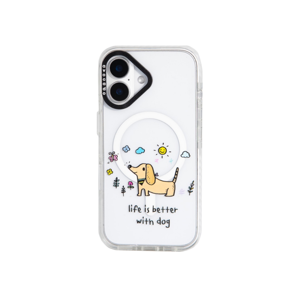 เคสสำหรับ iPhone รุ่น Life Is Better With Dog 3