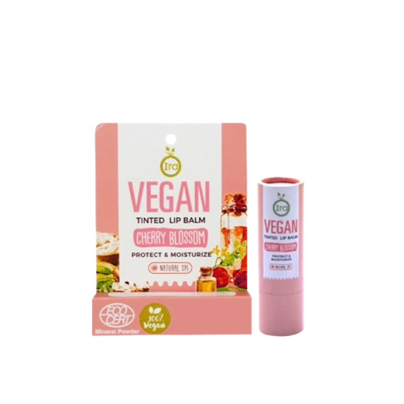Vegan Tinted Lip Balm Cherry Blossom 1