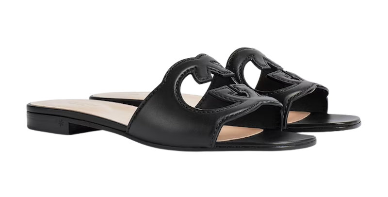 Interlocking G Cut Out Slide Sandal 5