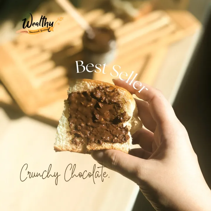 เนยถั่วรสช็อคโกแลตเข้มข้น Dark Chocolate Crunchy Peanut Butter  3