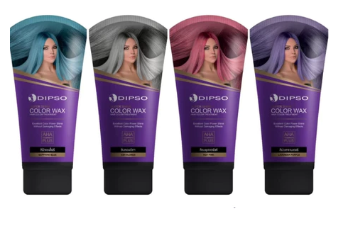 Super Shine Hair Color Wax สีเทาเข้ม 3