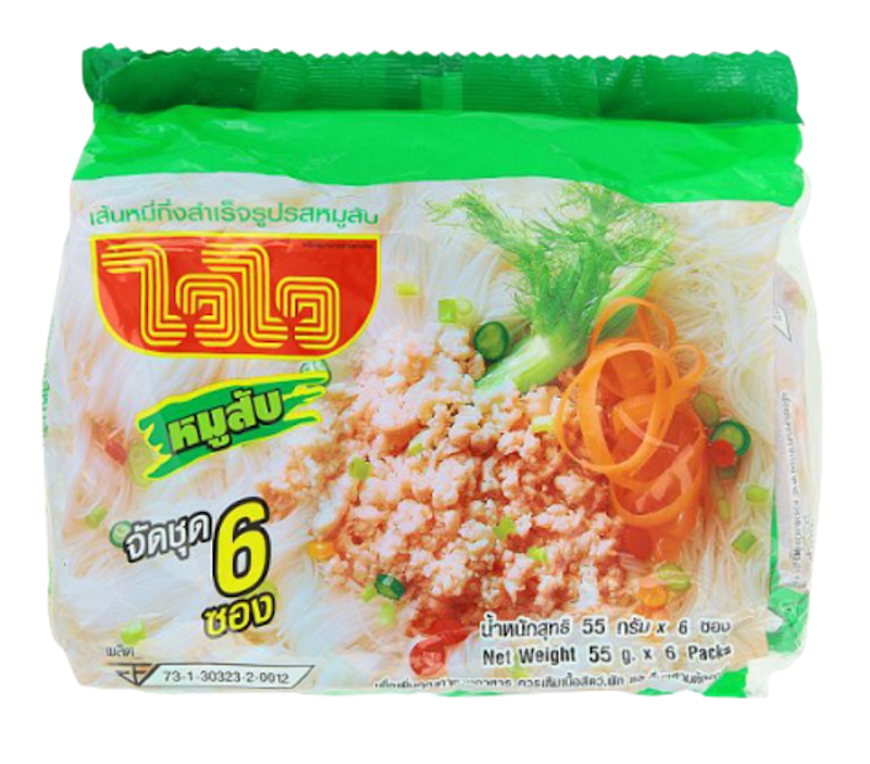 บะหมี่กึ่งสำเร็จรูป ไวไว เส้นหมี่กึ่งสำเร็จรูป 1