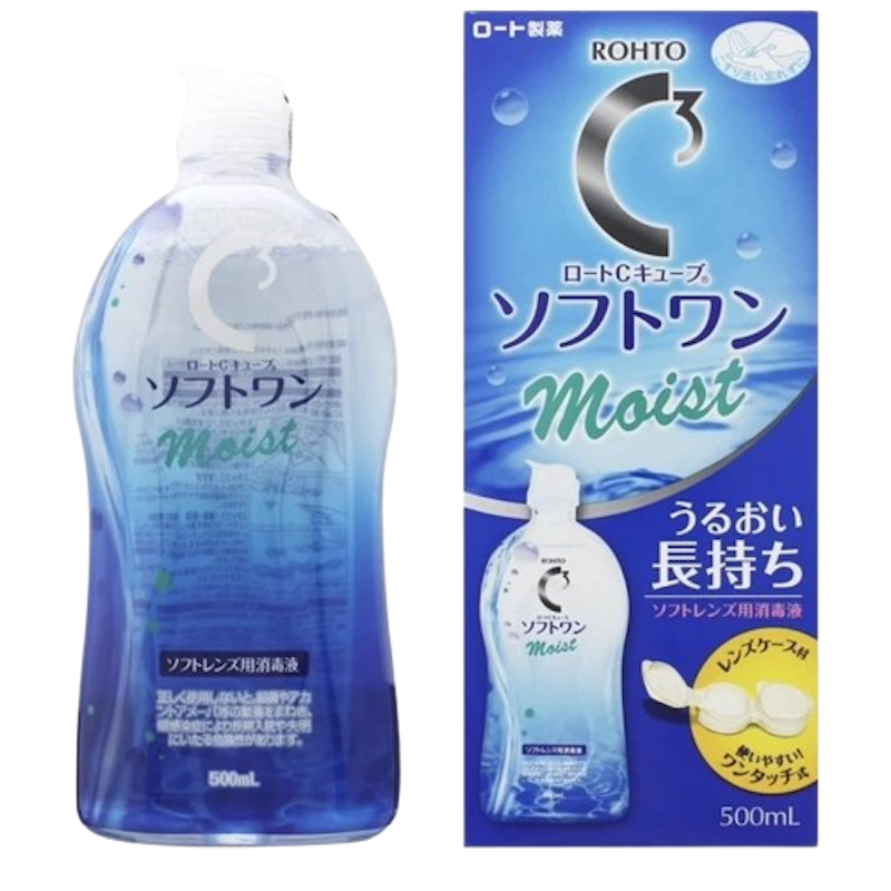 น้ำยาล้างคอนแทคเลนส์ C3 Contact Lens Wash Soft One Moist 1