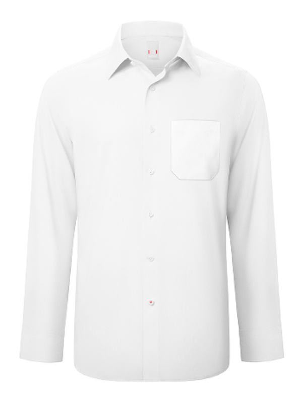 GQWhite™ เสื้อเชิ้ตผ้าสะท้อนน้ำแขนยาว 1