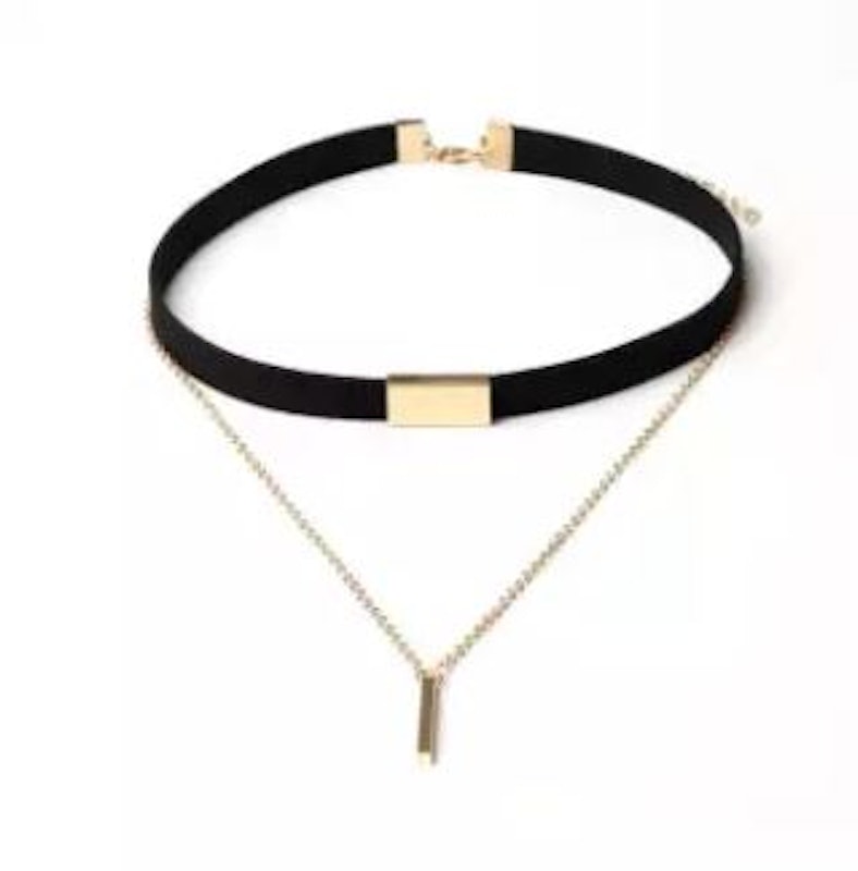 1. No Brand – New Black Velvet Choker 1