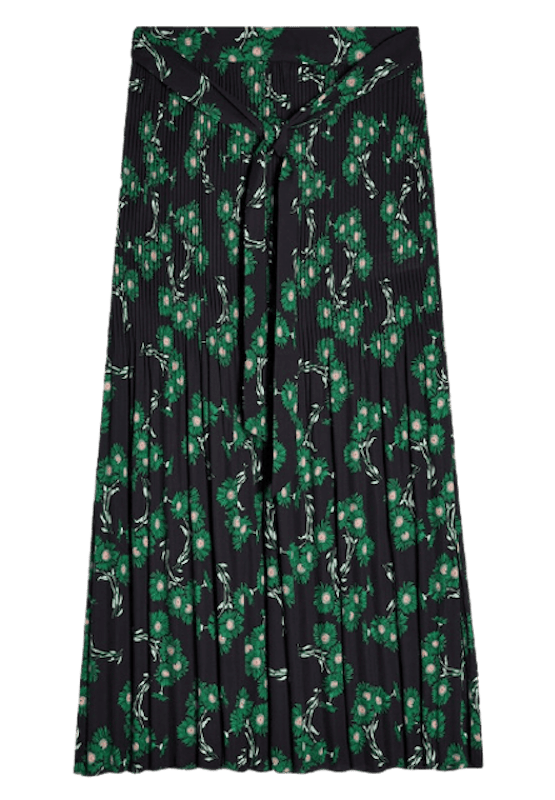 PETITE Crystal Pleated Skirt No.26K09SBLK 1