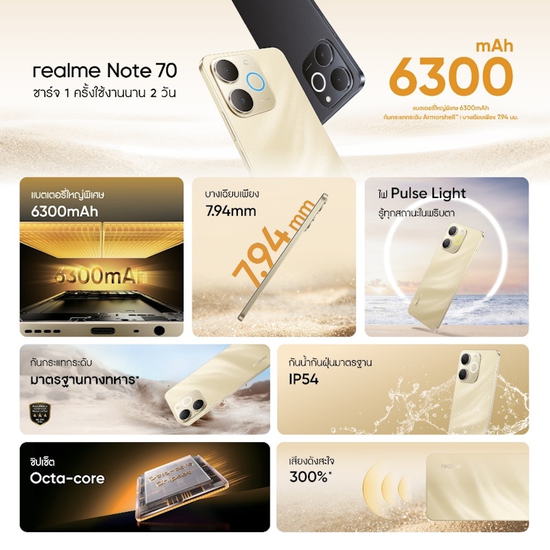 Note 70 สมาร์ทโฟน 3