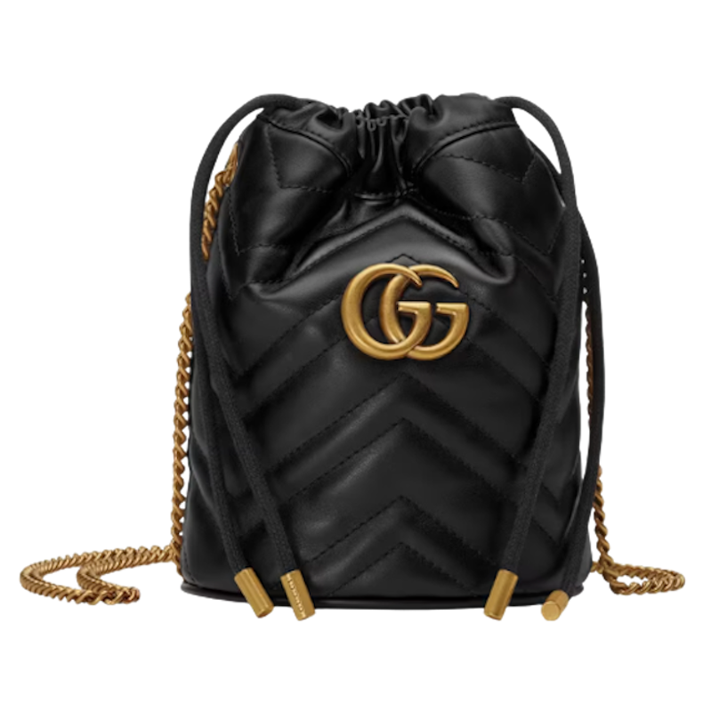 กระเป๋าแบรนด์เนม ราคาไม่เกิน 40,000 บาท รุ่น GG Marmont Mini Bucket Bag 3