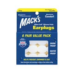 1. Mack’s Earplugs ที่อุดหูรุ่นกันน้ำ