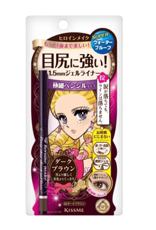 Heroine Make Long Stay Sharp Gel Liner #02 Dark Brown 1