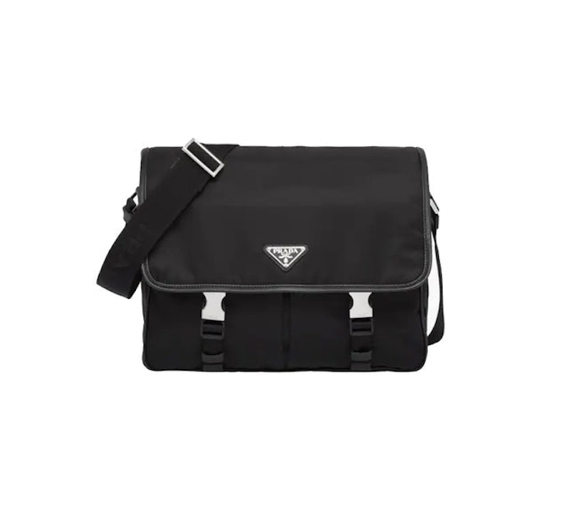 กระเป๋า PRADA ผู้ชาย รุ่น Re-Nylon And Saffiano Leather Shoulder Bag 1
