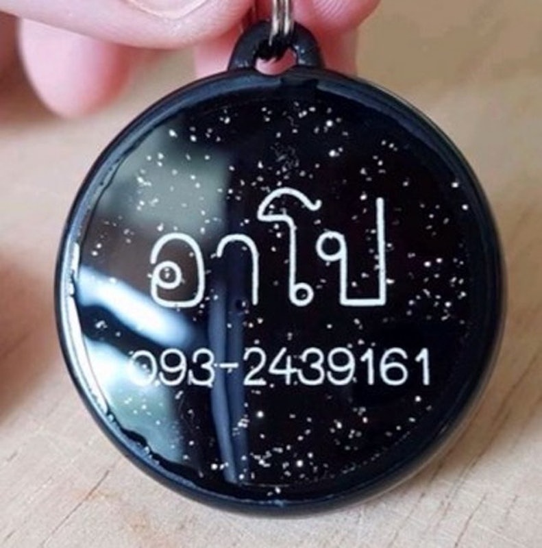 1. LITTLETAG – ป้ายชื่อสัตว์เลี้ยงทรงกลม 1