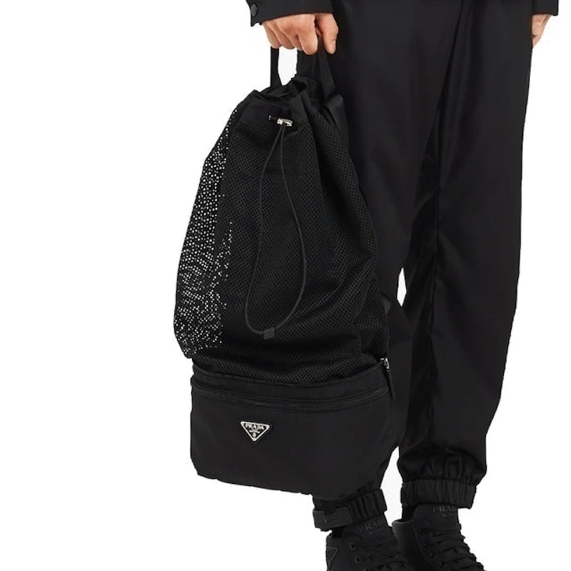 กระเป๋า PRADA ผู้ชาย รุ่น Re-Nylon And Saffiano Leather Belt Bag 2