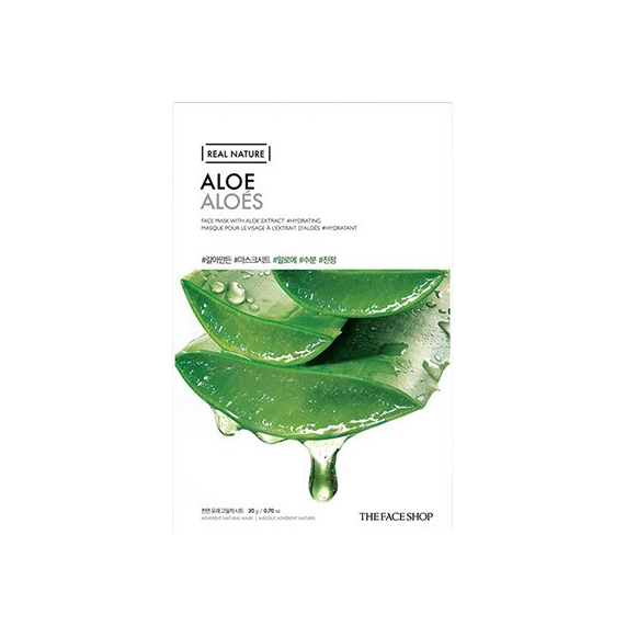 The Face Shop Natural Aloe Face Mask 1